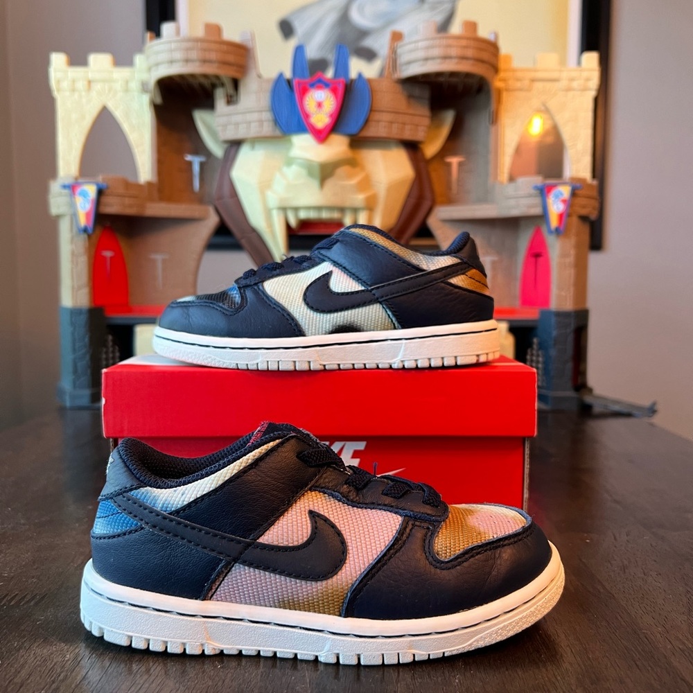 Nike Dunk Low "Graffiti"  Low SE GS Basketball Shoes Toddler